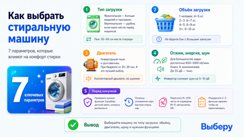 Как выбрать стиральную машину