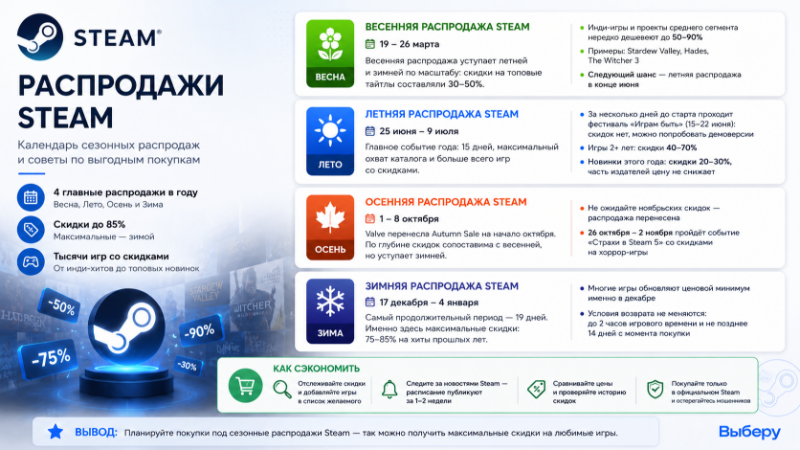 Распродажи Steam