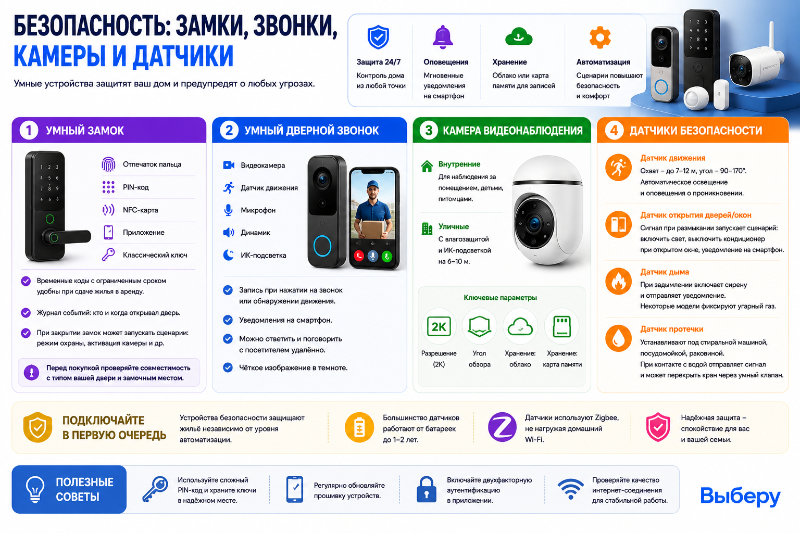 Умные гаджеты для безопасности