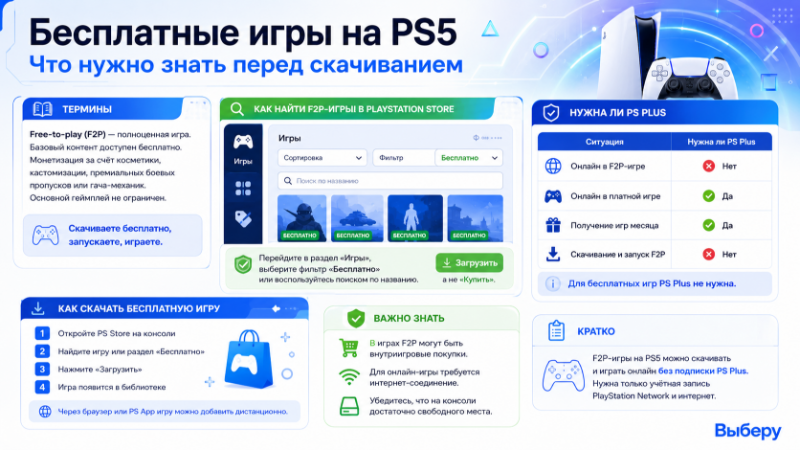 Что нужно знать перед скачиванием бесплатных игр на ps 5
