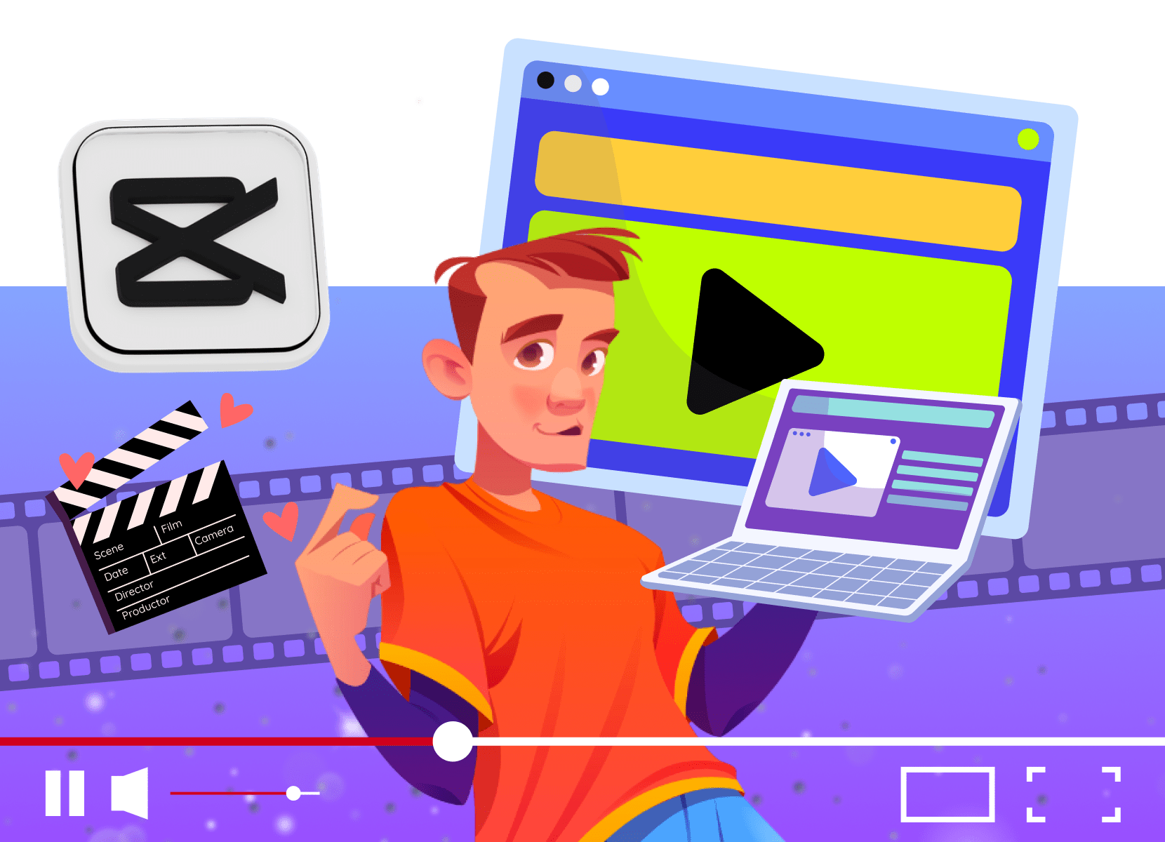 Монтаж коротких видео в CapCut