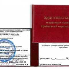 Обучение общим вопросам охраны труда и функционирования системы управления охраной труда (Программа А по ОТ)