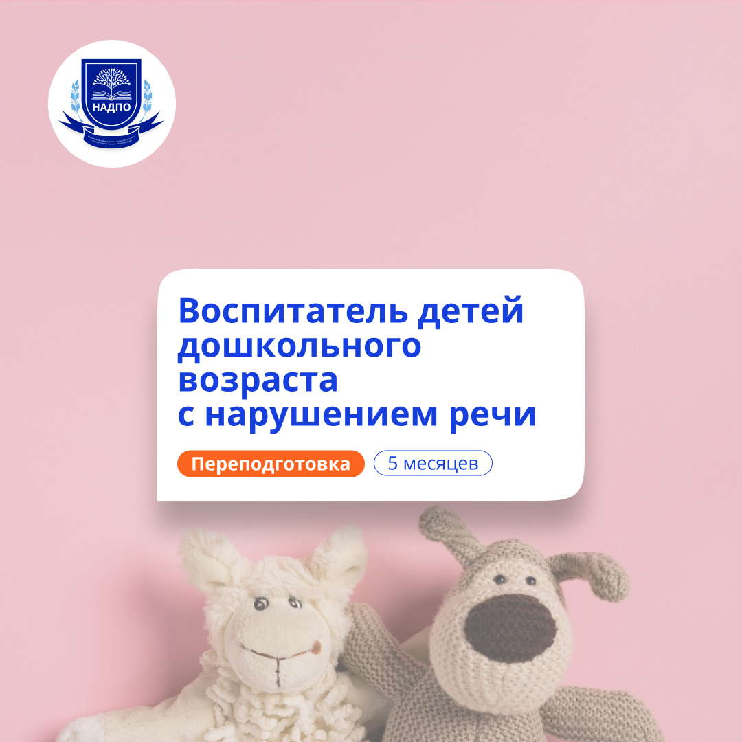 Воспитатель логопедической группы. Переподготовка