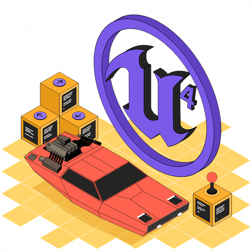 Разработчик игр на Unreal Engine 4 с нуля до Middle (вкл для SEO)