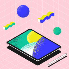 Иллюстрация на iPad