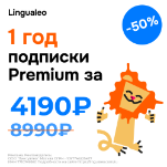 1 год  подписки Premium за 4190р