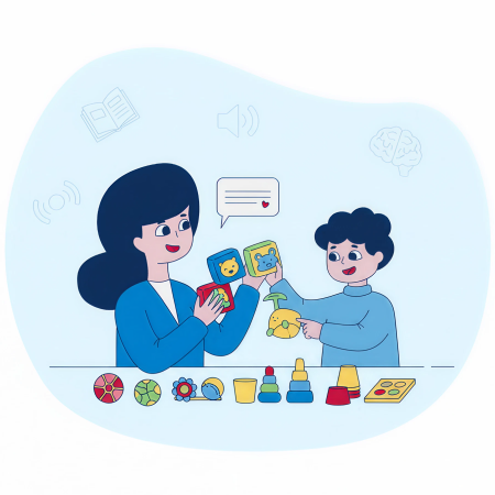 Курс по запуску речи у неговорящих детей за 1.5 мес