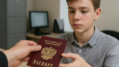Получение паспорта в 14 лет