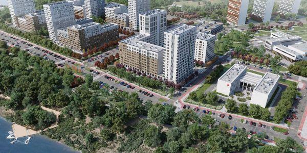 Скандиа. Квартал у реки