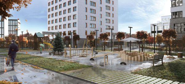 Скандиа. Квартал у реки