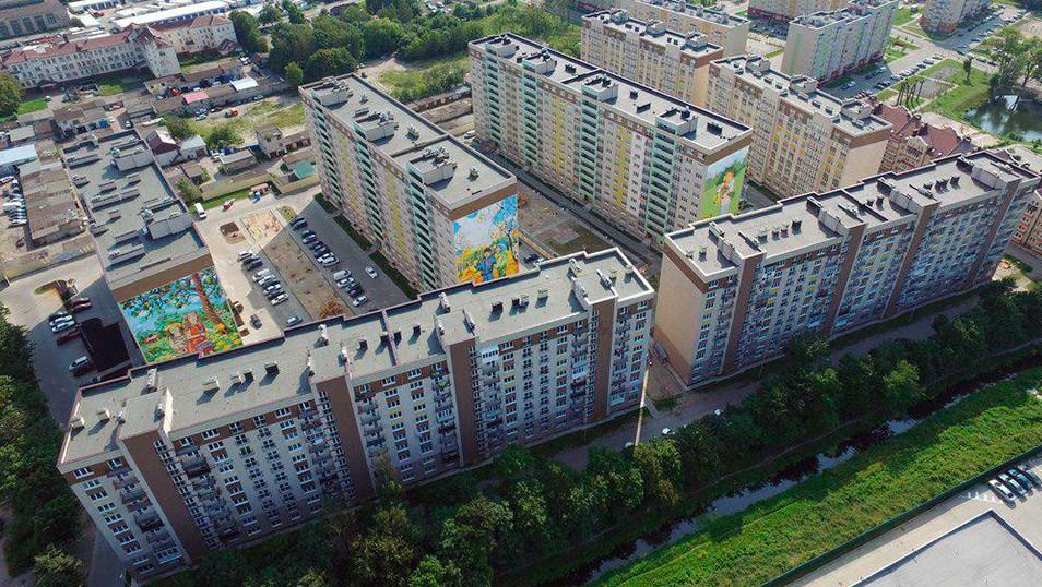 Микрорайон на ул. Красная