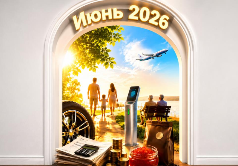 Семейная выплата, шипы, биометрия и икра: что изменится в России с июня 2026 года