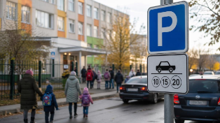 Родителям планируют дать бесплатный час на платных парковках у школ и детсадов
