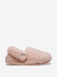 Сабо утепленные для девочек Crocs Classic Cozzzy Slipper K, Розовый