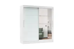Шкаф-купе Кортни 2.0 м белый текстурный