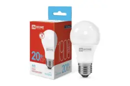 Светодиодная лампа IN HOME LED-A60-VC 20Вт 230В Е27 6500К 1900Лм