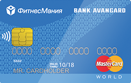 Карта «MasterCard World PayPass ФитнесМания»
