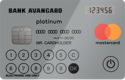 Карта «MasterCard Platinum с дисплеем»