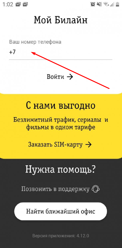 Как на билайн подключить руру займ